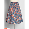 ModCloth Shroomy and Bloomy Swing Skirt