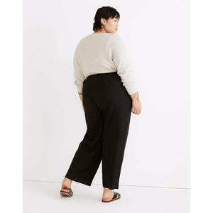 Madewell Breezewoven Pull-On High-Rise Straight Pants