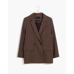 Caldwell Double-Breasted Blazer | Hedden Plaid