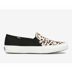 Keds Double Decker Leopard Canvas Sneaker