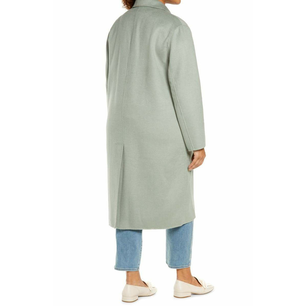 Halogen® Double Breasted Wool-Blend Coat