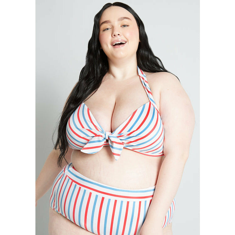 Modcloth x Barbie The Americana Dream Bikini Top