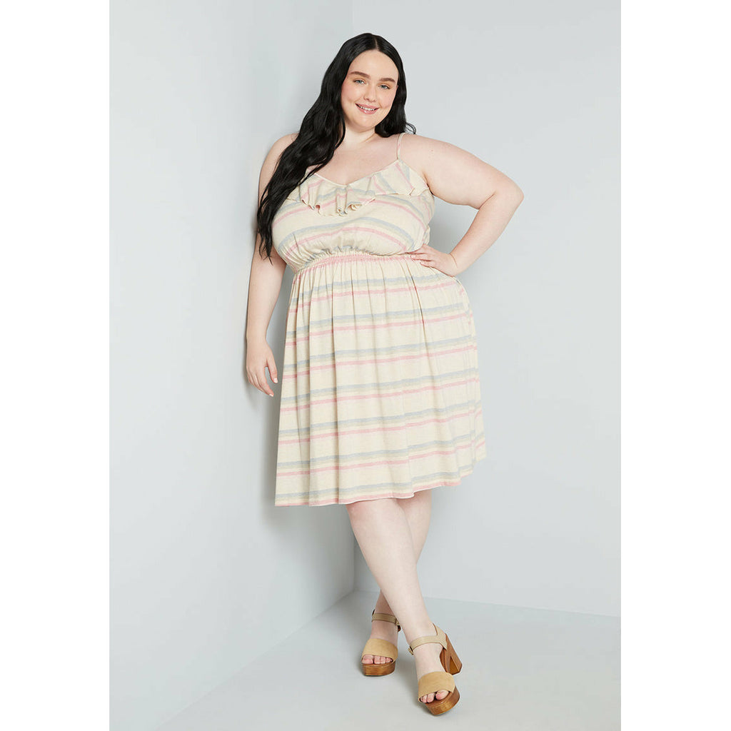 ModCloth Sunshine and Sand Bound Knit Sundress